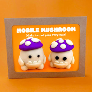 Make Your Own Glowing Mobile Mushroom Kit! Each kit makes two Glowing Mobile Mushrooms