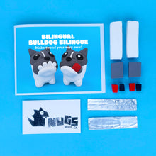 Load image into Gallery viewer, Make Your Own Bilingual Bulldog! Each kit makes two little Bulldogs.
