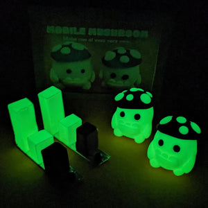 Make Your Own Glowing Mobile Mushroom Kit! Each kit makes two Glowing Mobile Mushrooms